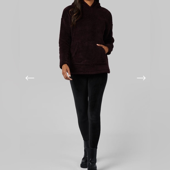 WOMEN'S SOFT SHERPA PULLOVER HOODIE - BOYSENBERRY / S - Picture 1 of 5